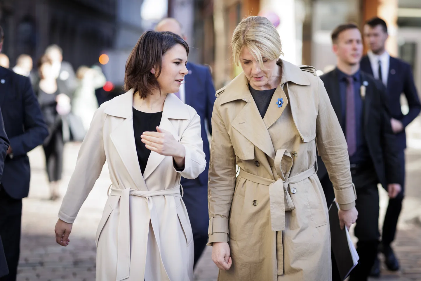 Välisminister Eva-Maria Liimets Saksamaa ametikaaslase Annalena Baerbockiga