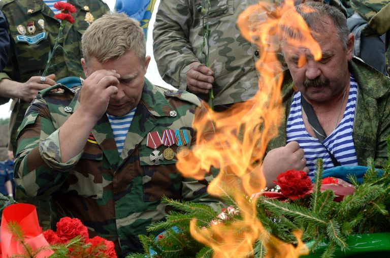 Venemaa õhudessantväelased tähistasid aastapäeva