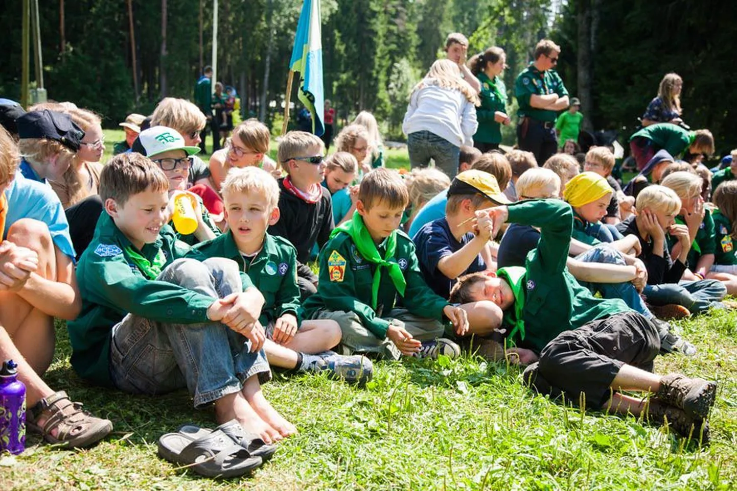 Tagametsas kestab laupäevani skautide suurlaager «Maailm algab minust». Iga nelja aasta tagant aset leidev üritus pöörab seekord tähelepanu keskkonnateadlikkusele.
