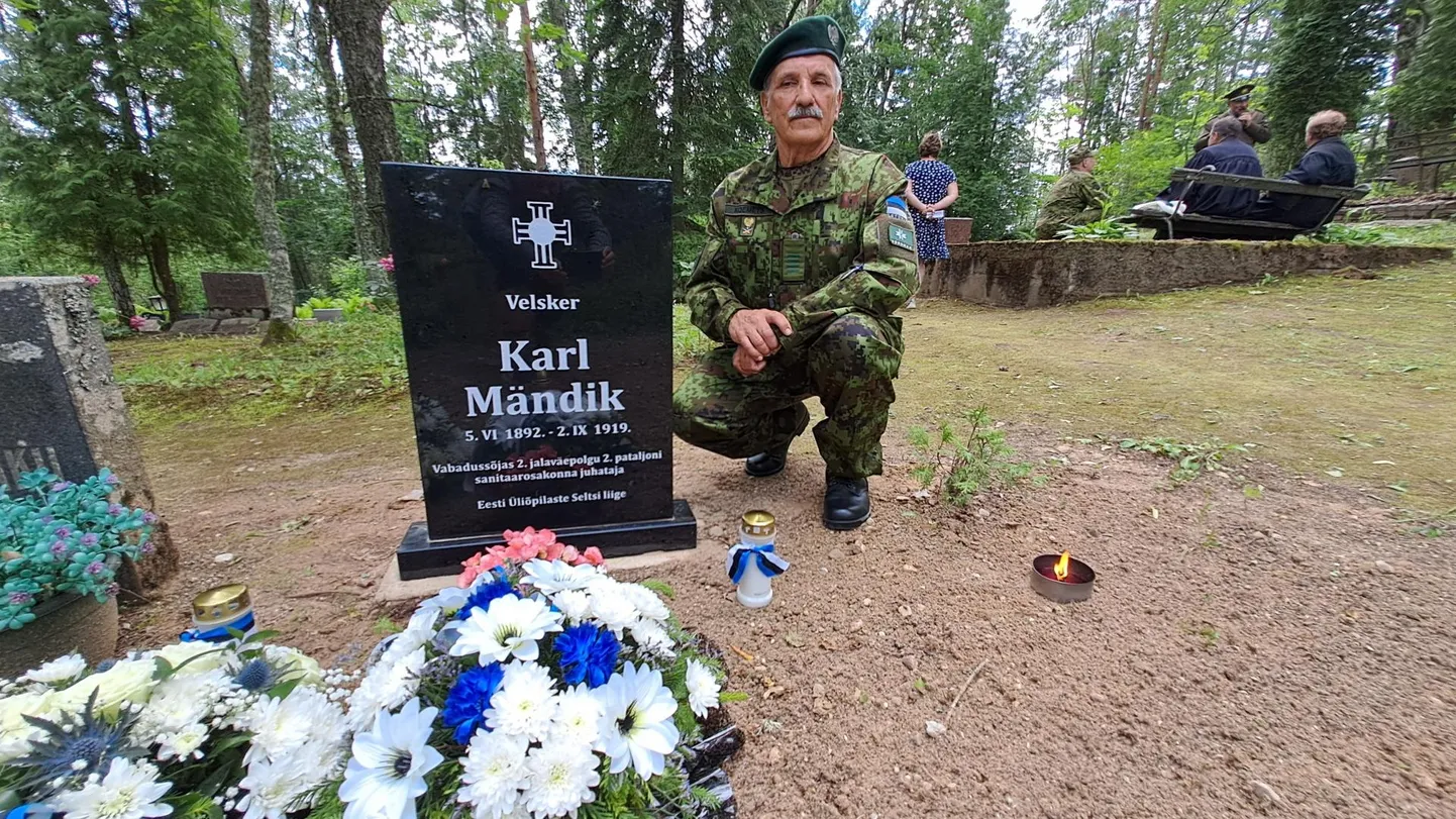 Urmas Koemetsa sõnul on Kaika kalmistule maetud Vabadussõjas hukkunute hauad nüüd tähistatud.