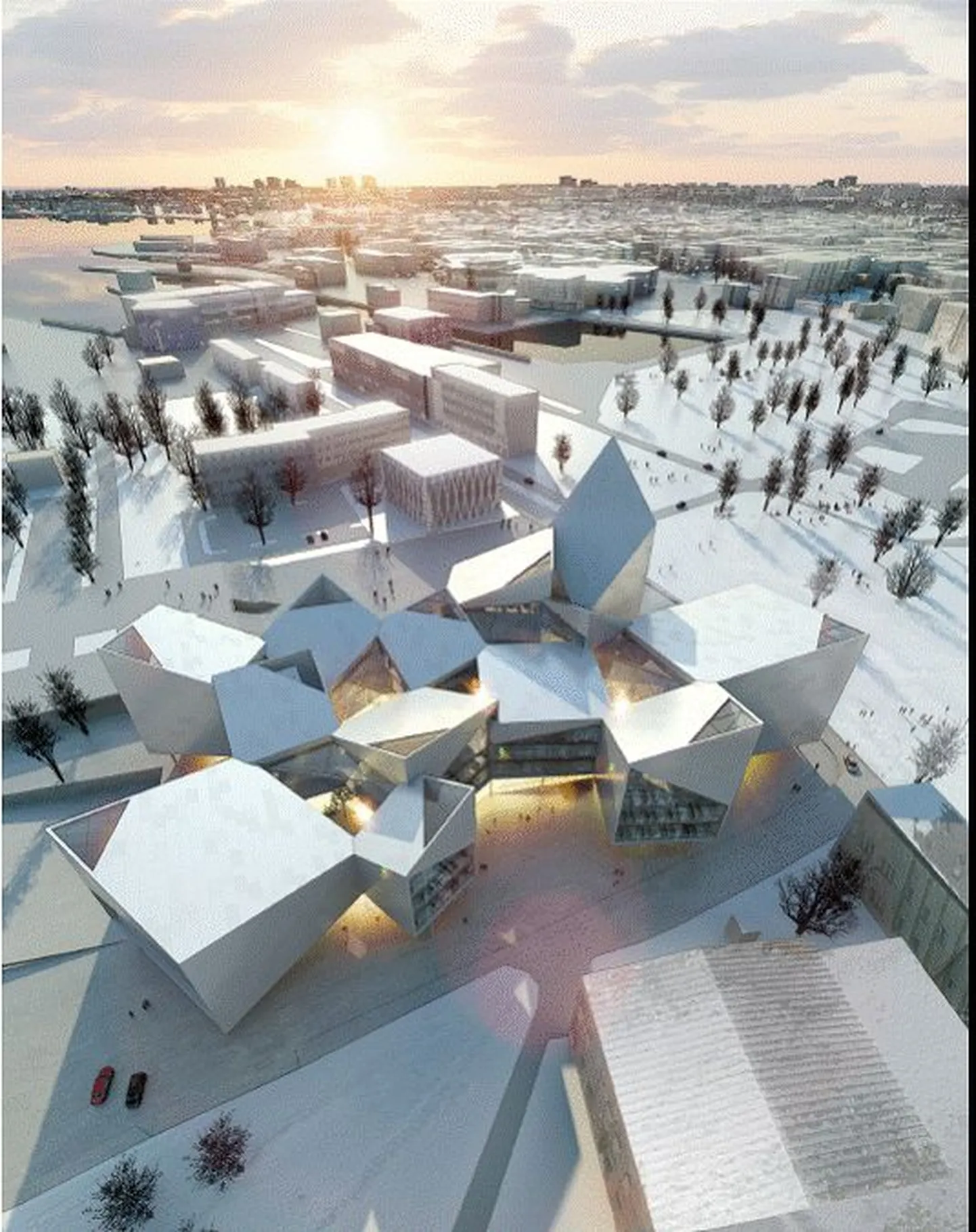 Tallinna uue raehoone kavand.