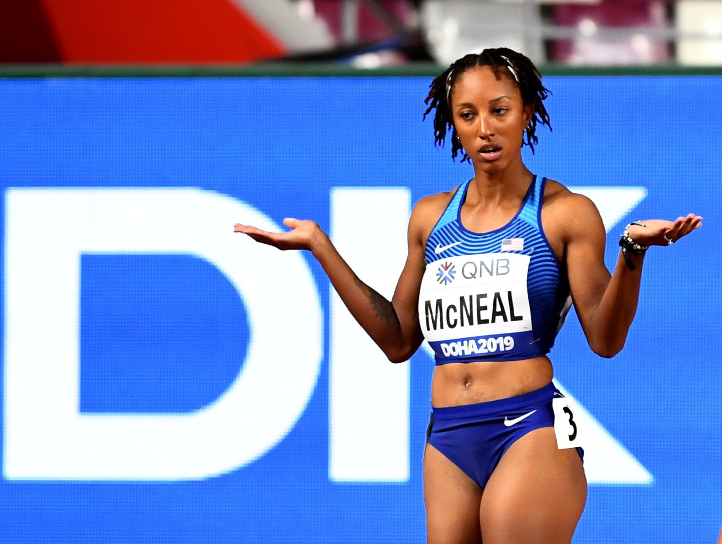 Doha MMil sai USA tõkkejooksja Brianna McNeal valestardi eest disklahvi.