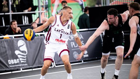 Latvijas 3x3 basketbolisti iekļūst Eiropas kausa finālā