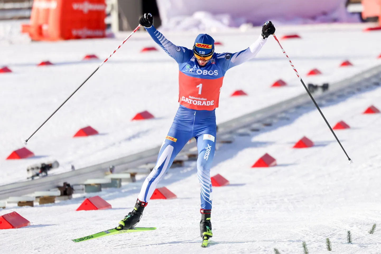 Ilkka Herola võitis karjääri esimese MK-etapi.