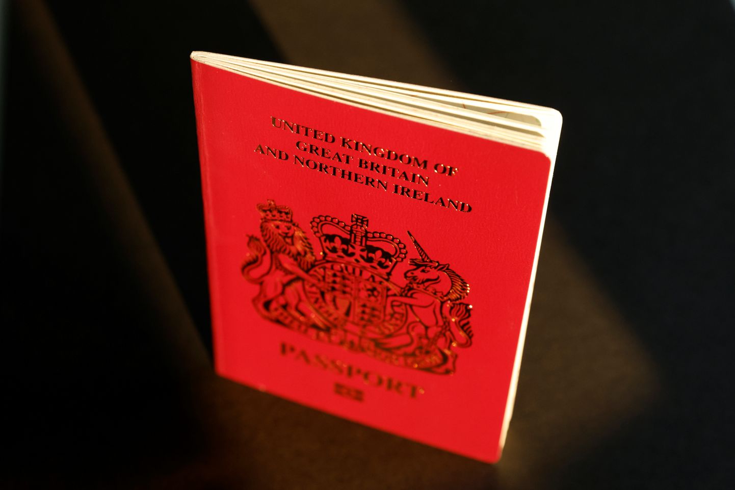 Briti ülemere kodaniku (BNO) pass.