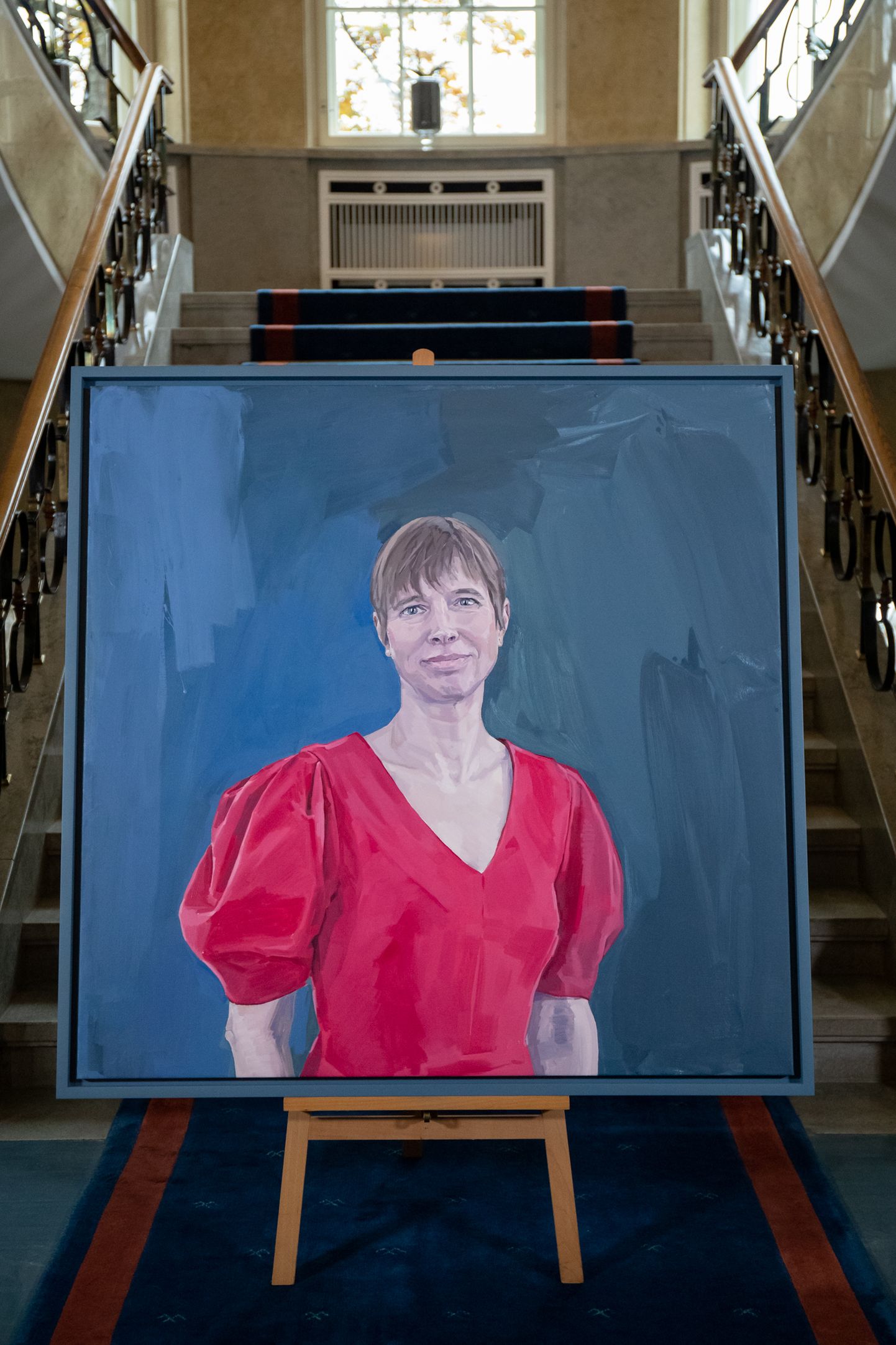 09.10.2021. Tallinn. President Kersti Kaljulaidi portreemaali esitlus Kadriorus.