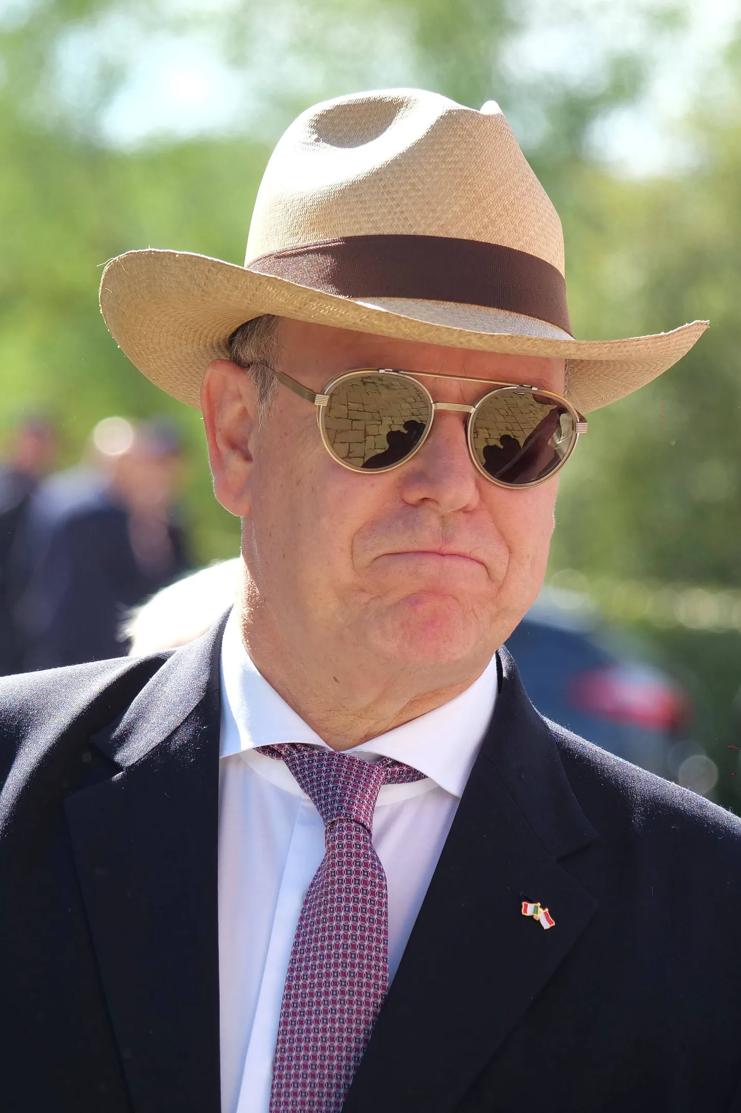 Monaco vürst Albert IIe külastas 15. septembril 2024 Itaaliat Arezzot