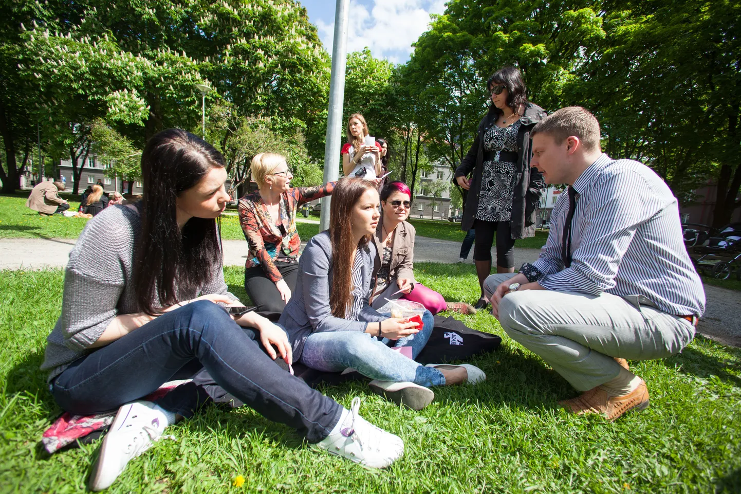 Mineraalvee Borjomi piknik Lembitu pargis.