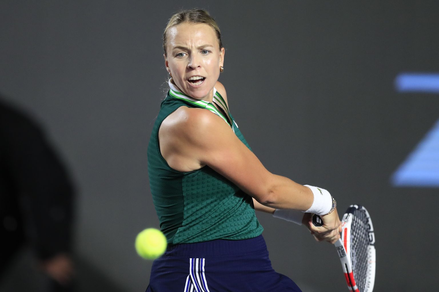 Anett Kontaveit WTA aastalõputurniiri finaalis.