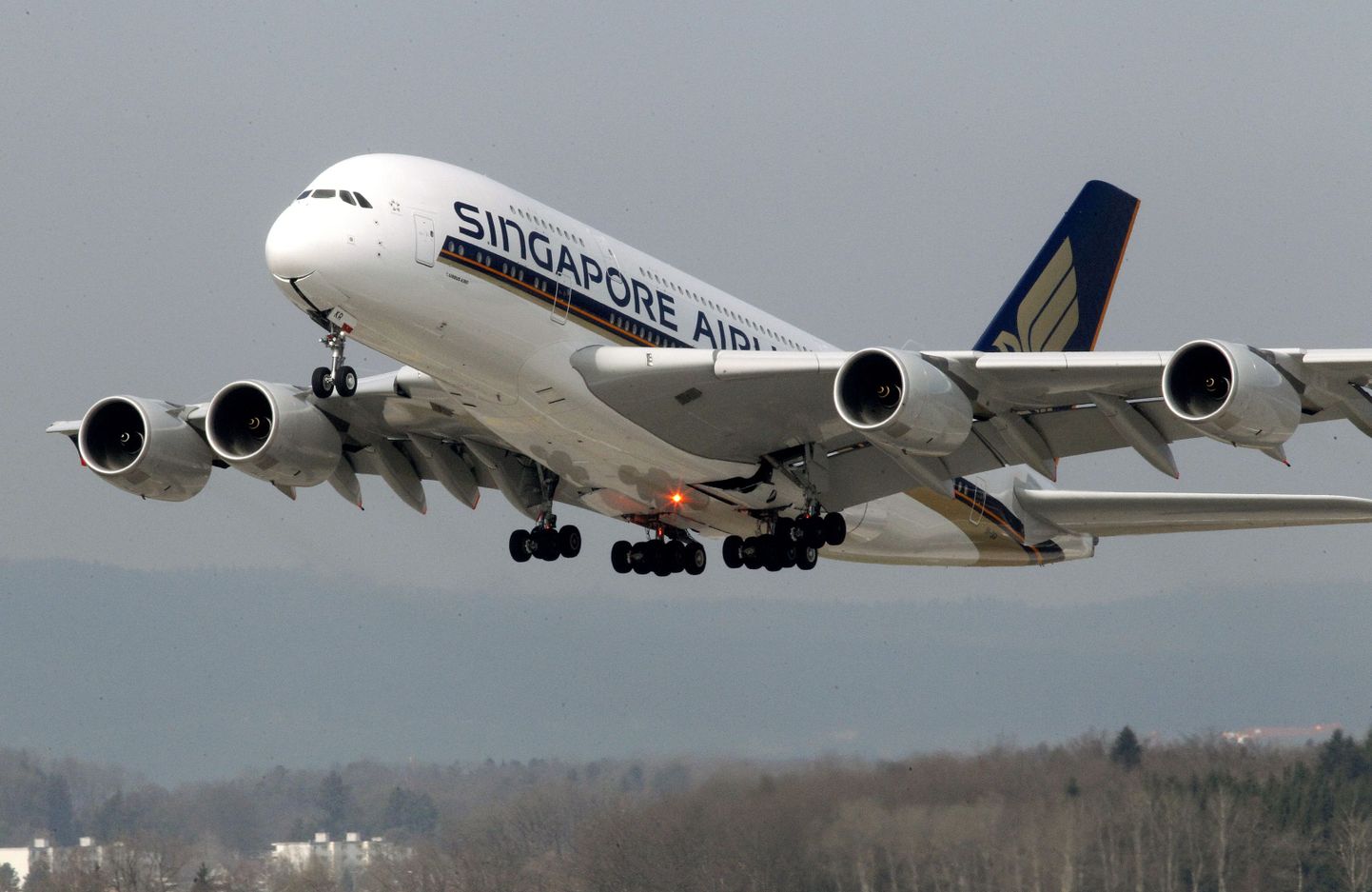 Singapore Airlines pakub tõelist luksust. Fotol Airbus A380