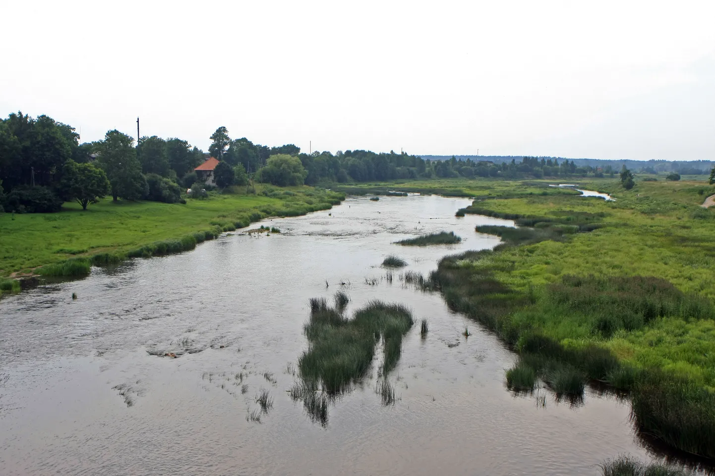 Река Вента возле Кулдиги