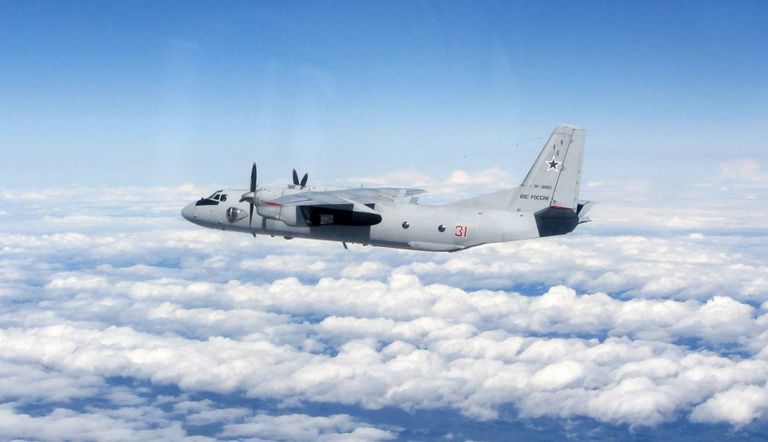 2015. aastal Läänemere kohal lubamatu liikumisega Briti õhujõududele vahele jäänud AN-26.