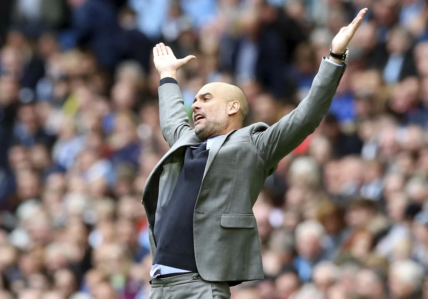 Manchester City peatreener Pep Guardiola.