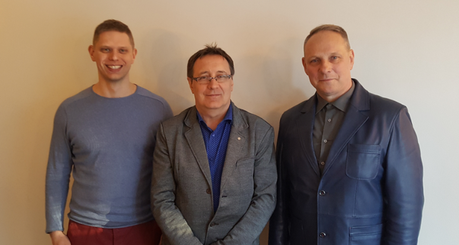 Priit Värk, Mihhail Feštšin ja Raivo Raja.