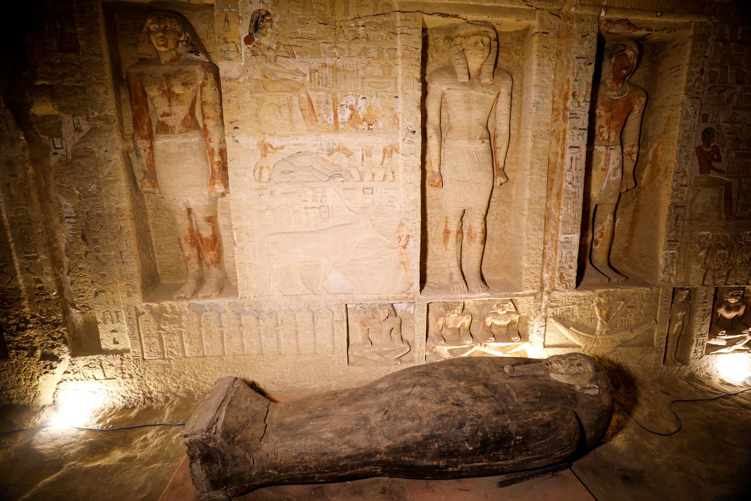 Egiptuse Saqqara nekropolist leiti 59 kinnist sarkofaagi, milles on muumiad