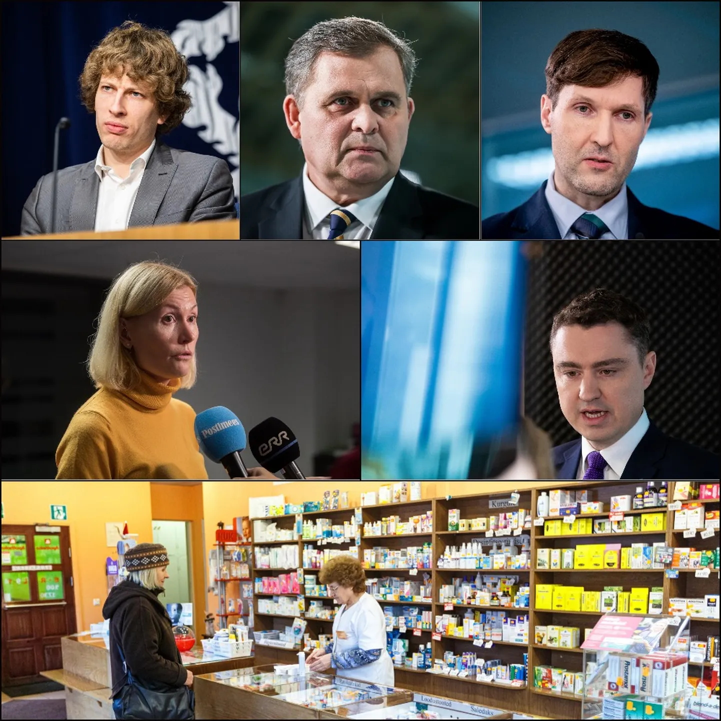Apteegireformist väitlevad Tanel Kiik (Keskerakond), Martin Helme (EKRE), Raivo Aeg (Isamaa), Riina Sikkut (SDE) ja Taavi Rõivas (Reformierakond).