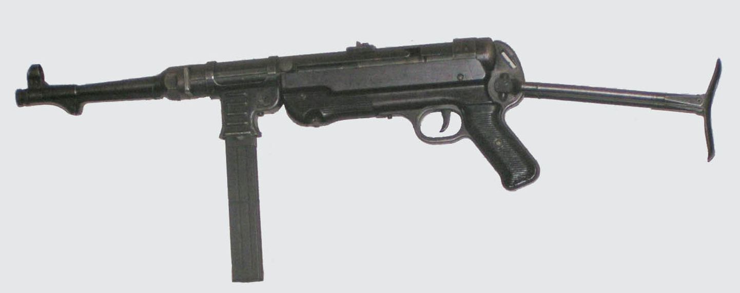 Püstolkuulipilduja MP40.