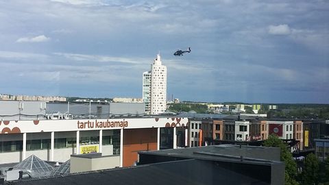 Красиво жить не запретишь: в Тарту загадочный клиент прилетел в спа на вертолете (фото)
