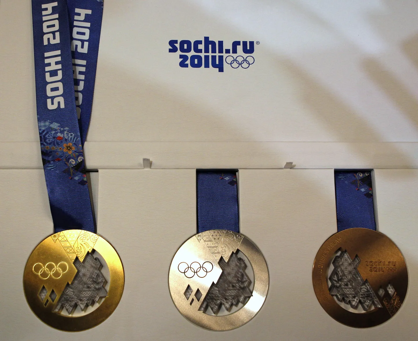 Олимпийские медали Сочи.