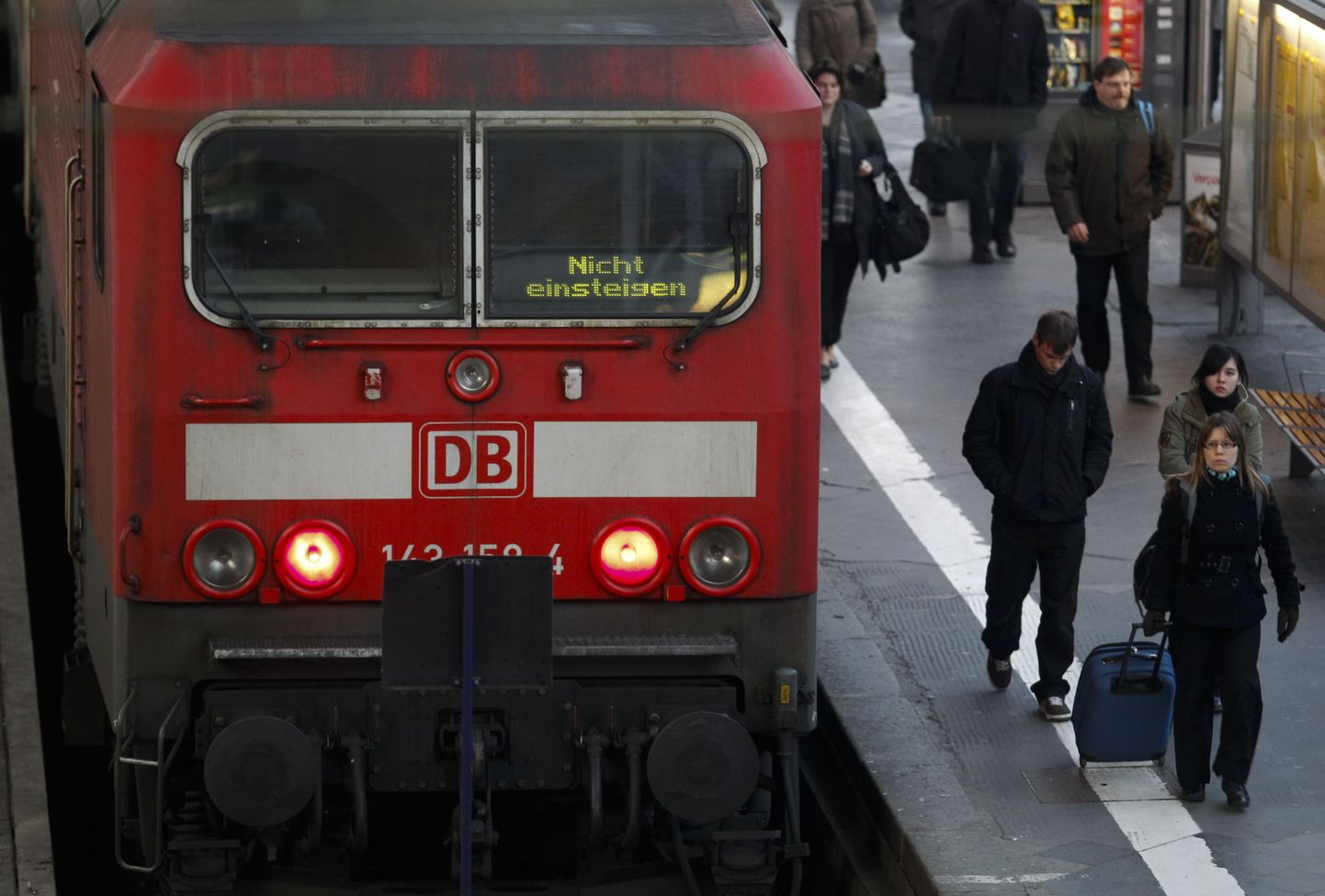 Rong Frankfurdi raudteejaamas eelmise rongijuhtide tööseisaku ajal teisipäeval.