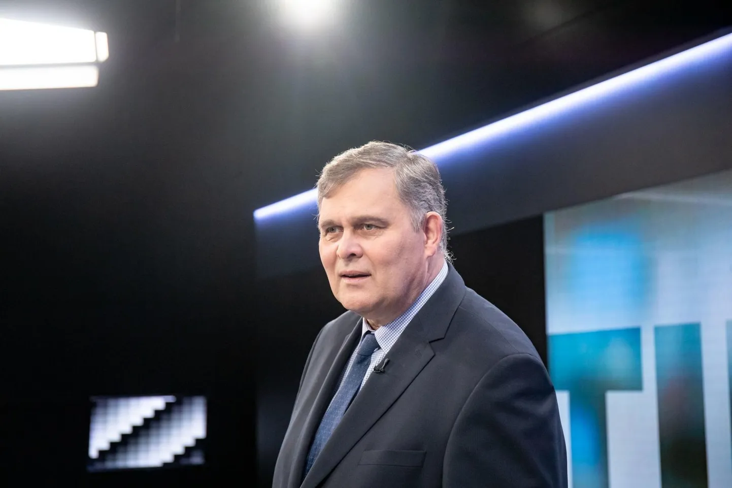 Saade Otse Postimehest, saatekülaline Raivo Aeg, endine justiitminister. FOTO: Eero Vabamägi/Postimees