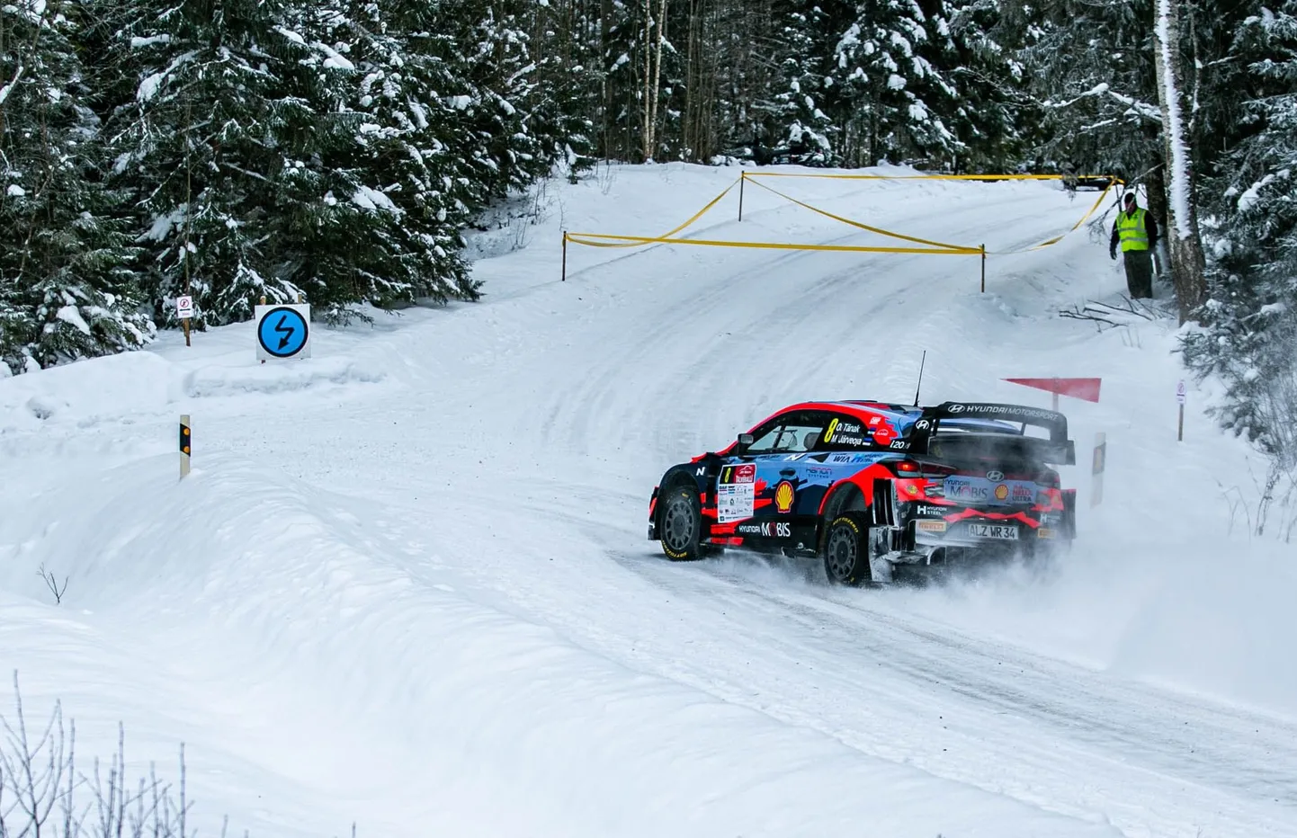 Ott Tänak ja Martin Järveoja ei näidanudki Otepää rallil kõige suuremat tippkiirust.