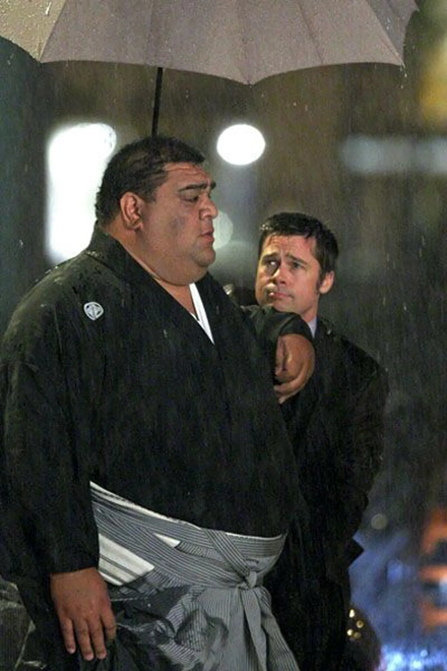 Musashimaru ja Brad Pitt