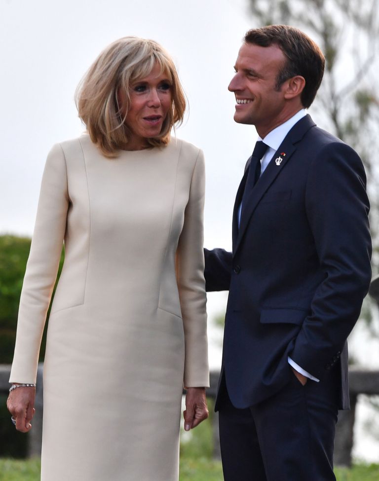 Prantsuse president Emmanuel Macron ja ta abikaasa Brigitte Macron