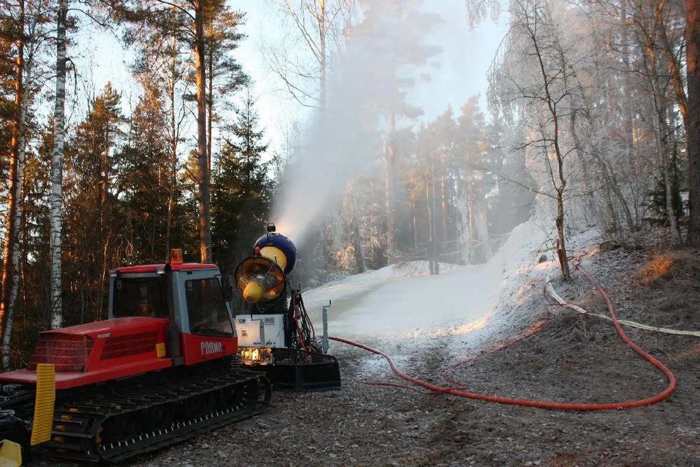 Lumetootmine Mammaste tervisespordikeskuses