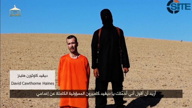 Islamiriigi džihadist valmistub hukkama britt David Hainesit