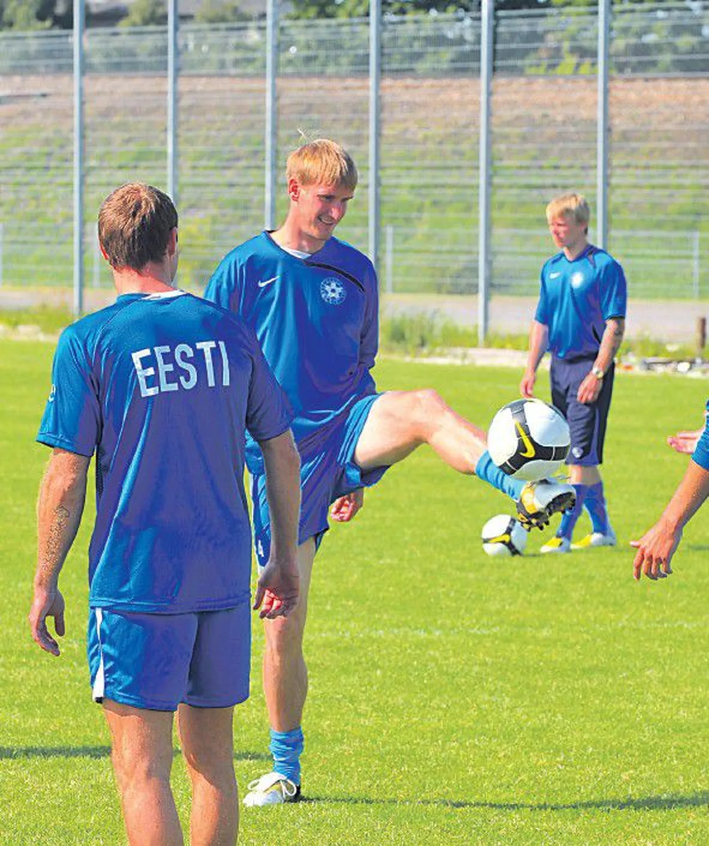 В этом сезоне тренировки требовали от сборной Эстонии много сил и стараний.