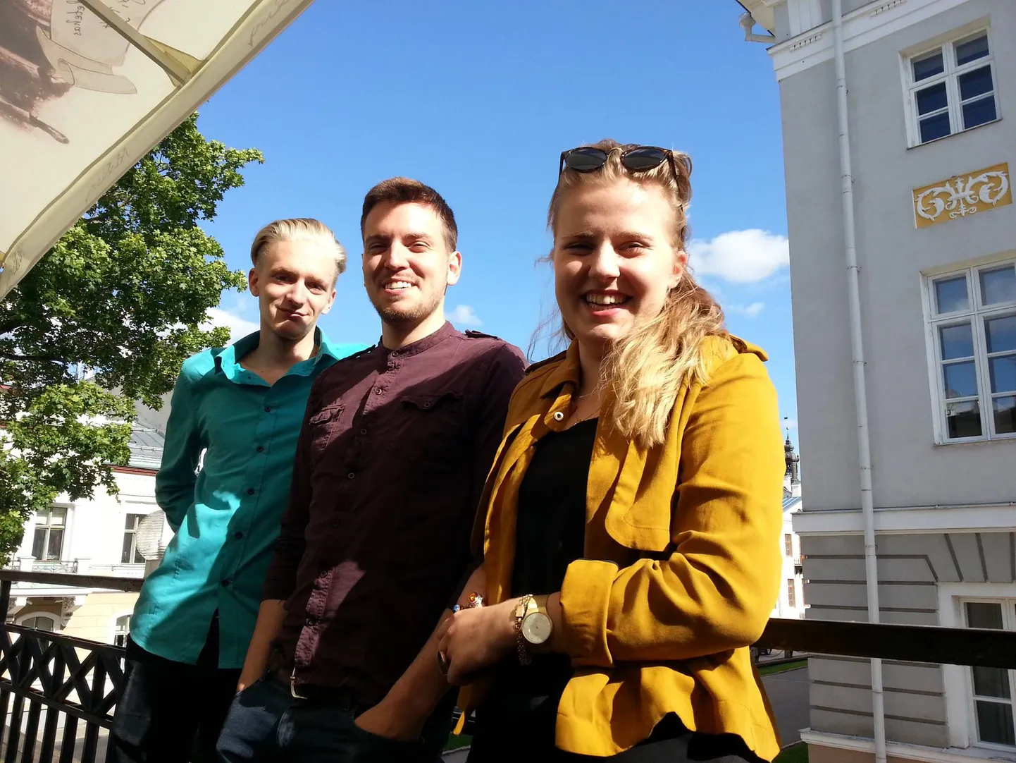 Vasakult Paul Neitsov, Jorven Viilik ja Anett Kulbin.