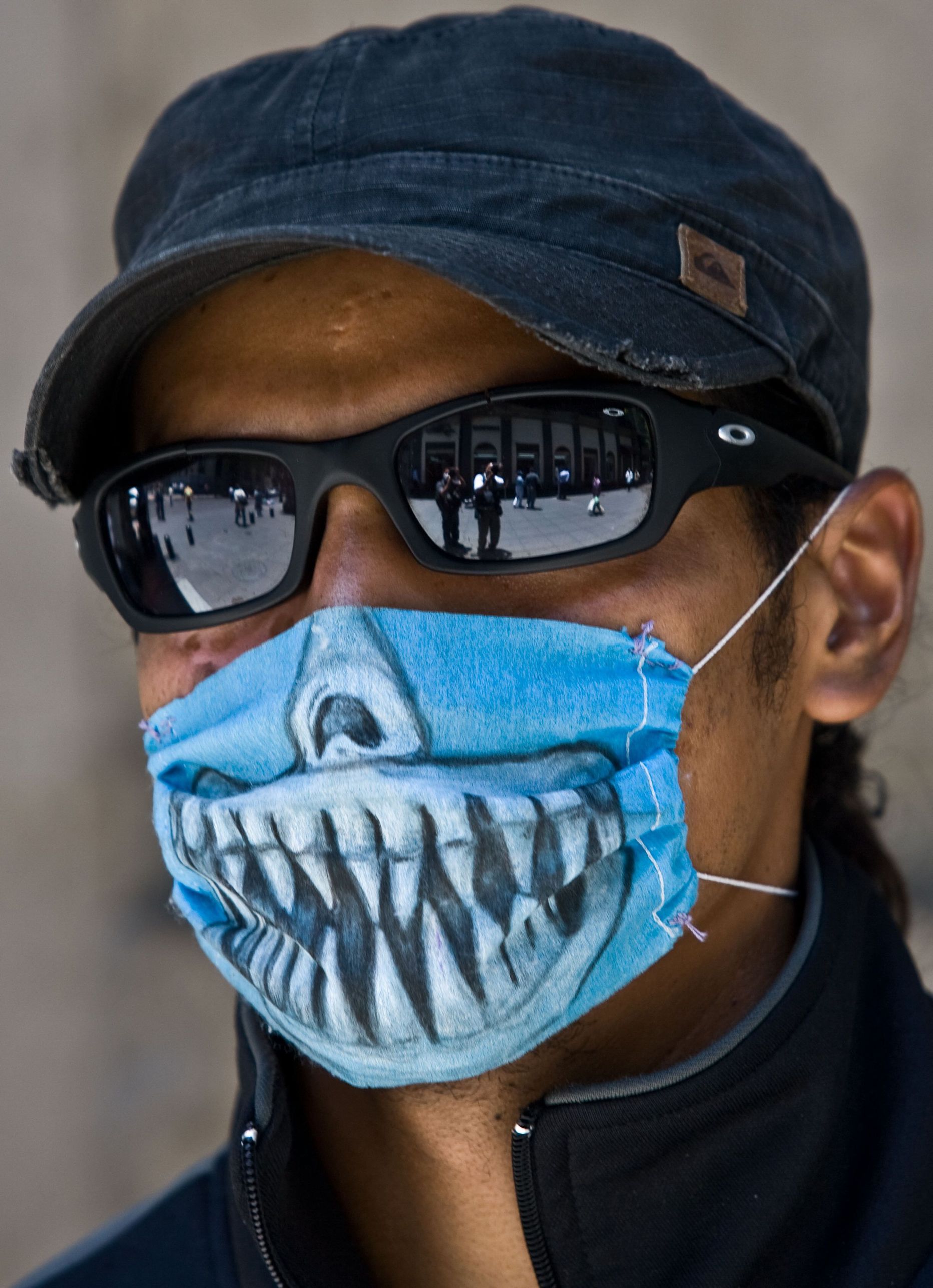 Maskiga mees Mexico Citys