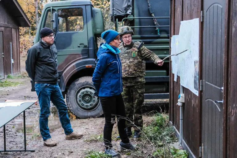 President Kersti Kaljulaid külastas lisaõppekogunemist Okas 2019.