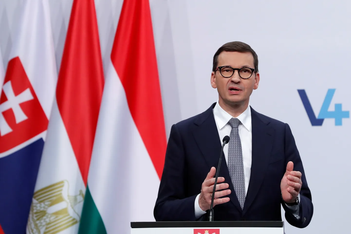 Poola peaminister Mateusz Morawiecki.