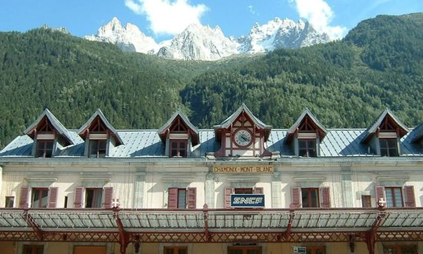 Gare de Chamonix-Mont-Blanc.