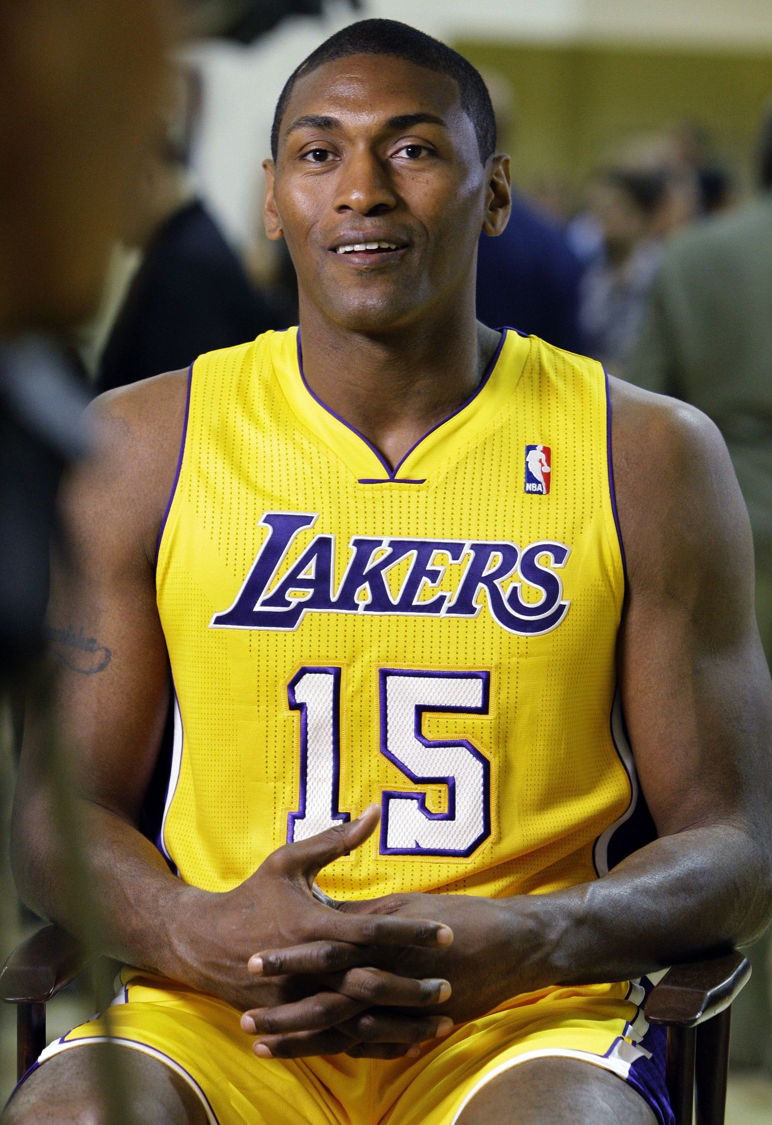 Los Angeles Lakersi skandaalne mängumees Metta World Peace.