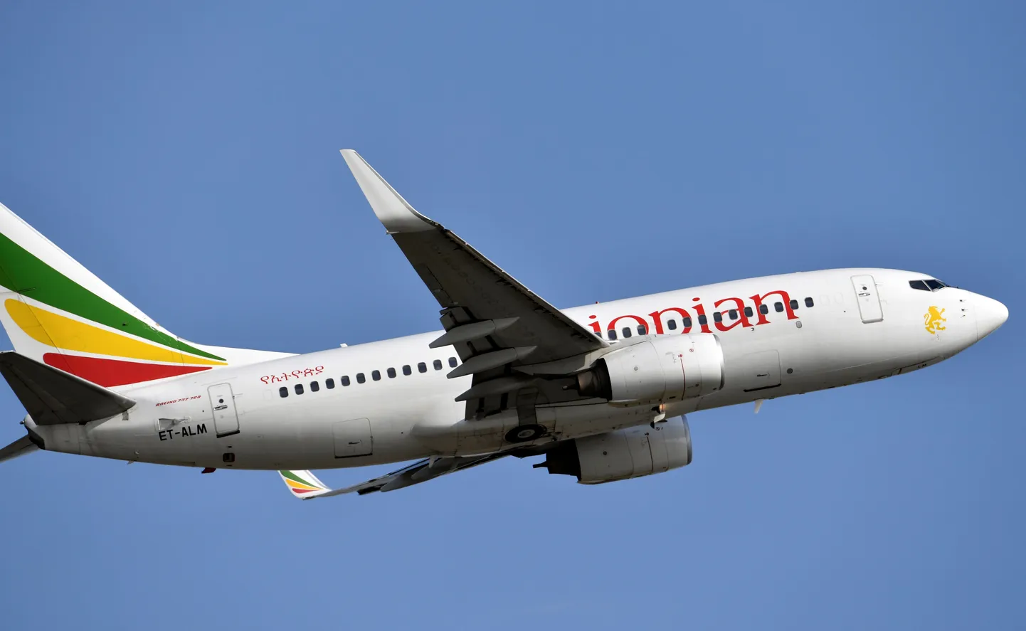 Самолет Ethiopian Airlines.