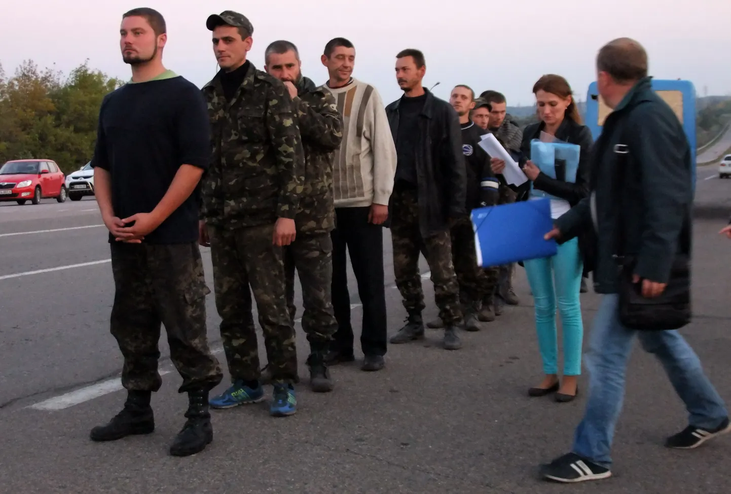 Vangide vahetus 29. septembril Donetski oblastis.