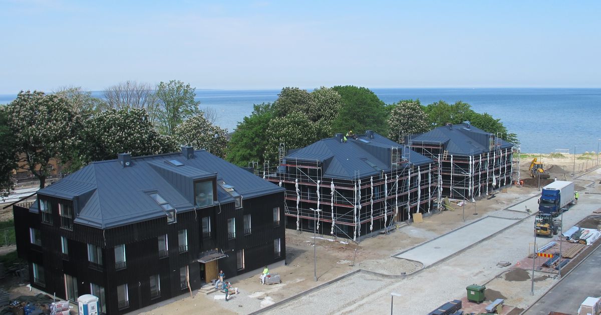 Fotod: skandaalsete Kopli liinide esimesed uued majad on kohe kolimisvalmis
