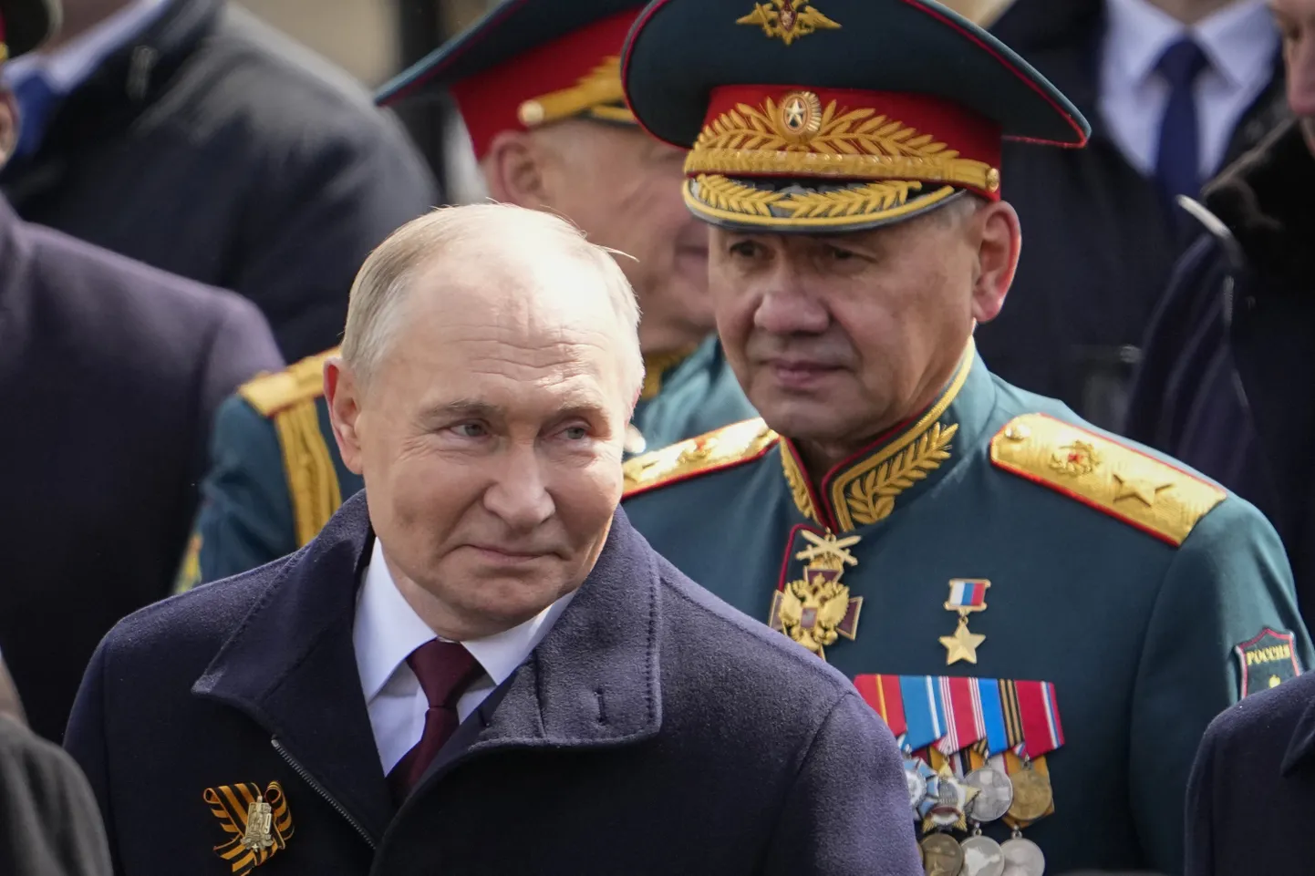 Venemaa president Vladimir Putin 9. mail 2024 Moskvas Punasel väljakul võidupüha paraadil.