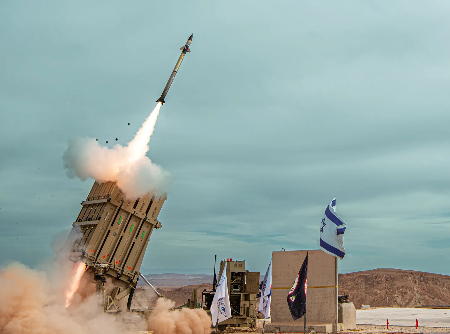 Iisraeli õhutõrjesüsteemi katsetus 20. märtsil 2025. aastal.