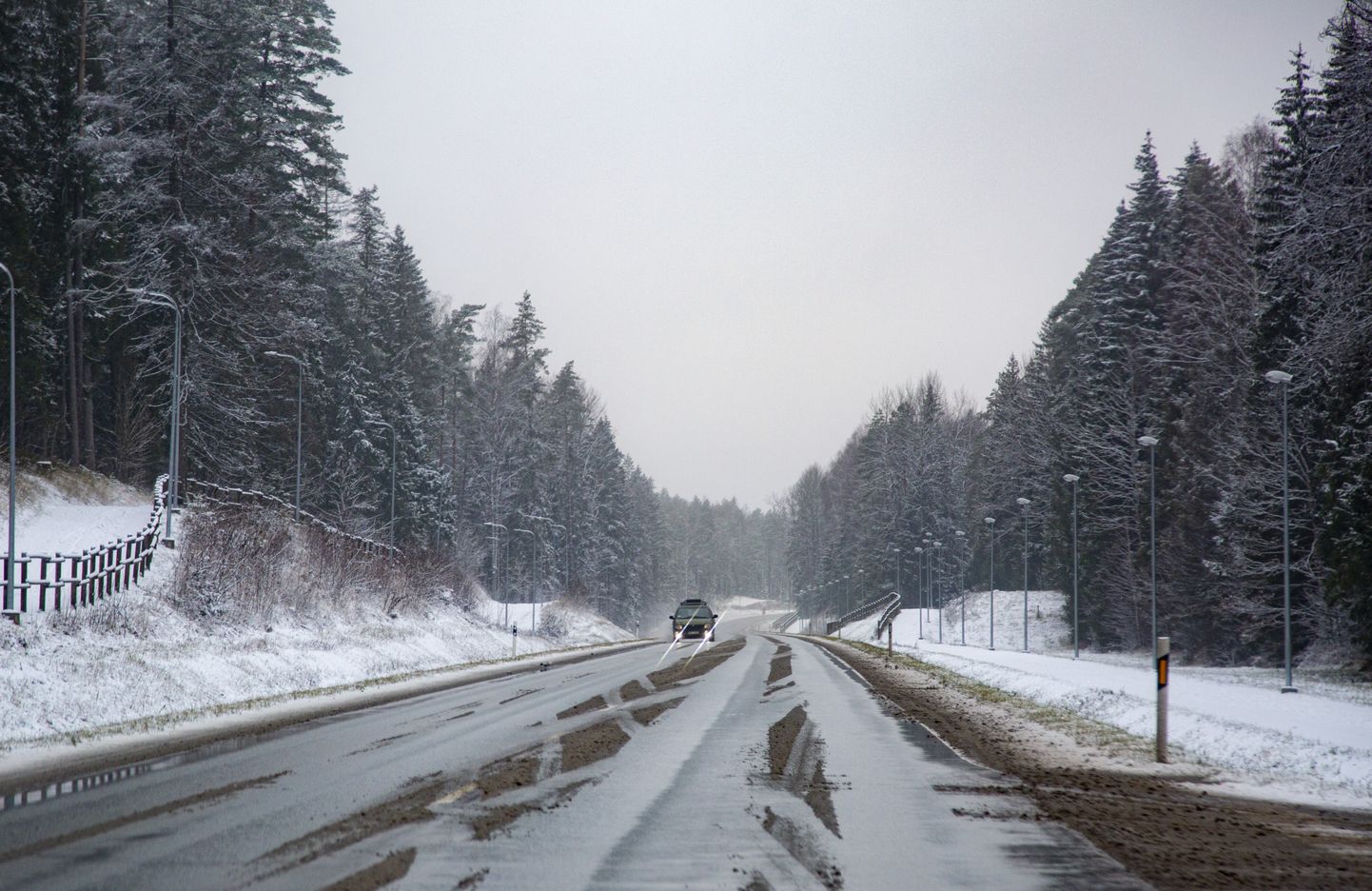 Дорога зимой. Иллюстративное фото.