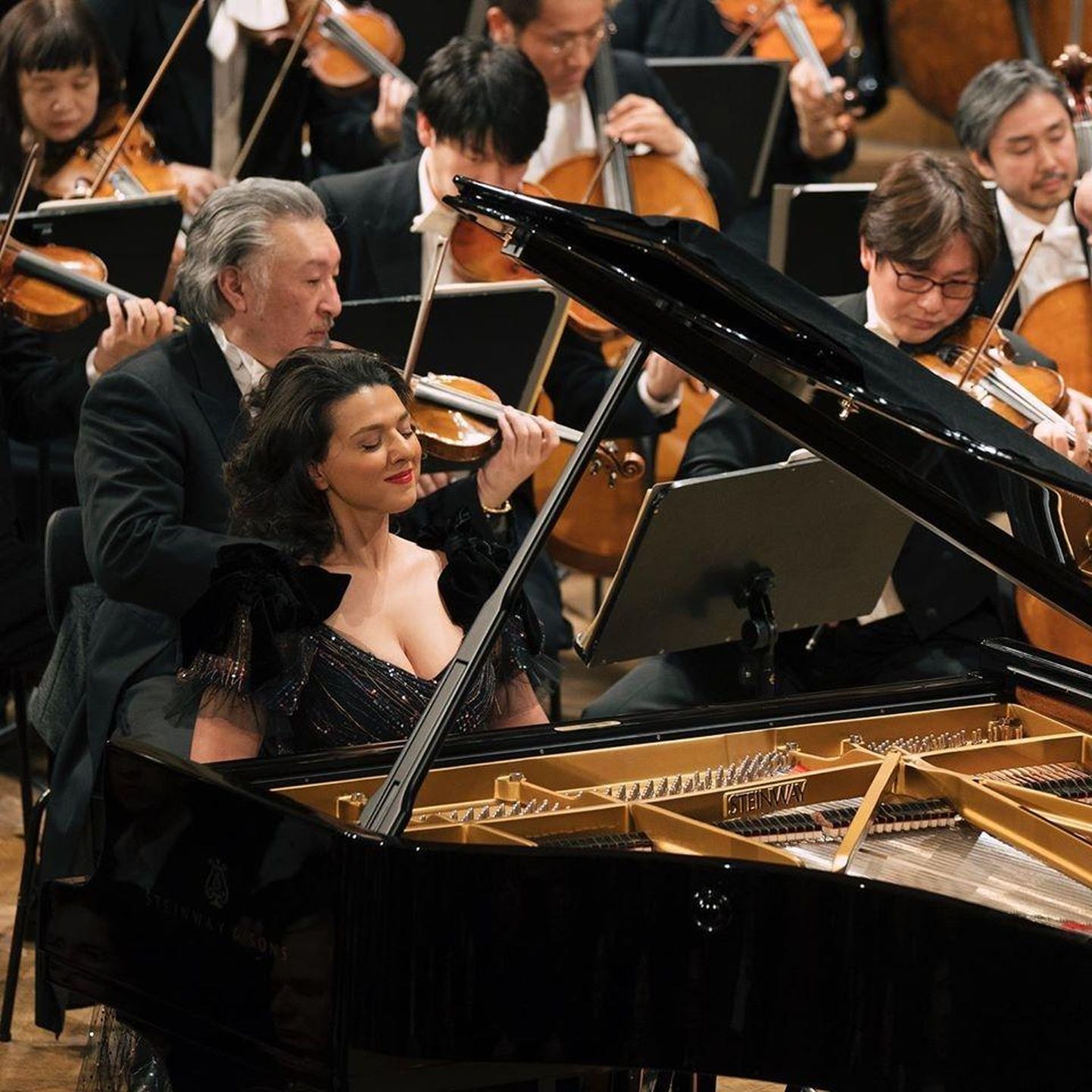 NHK sümfooniaorkester ja Khatia Buniatishvili Viinis.