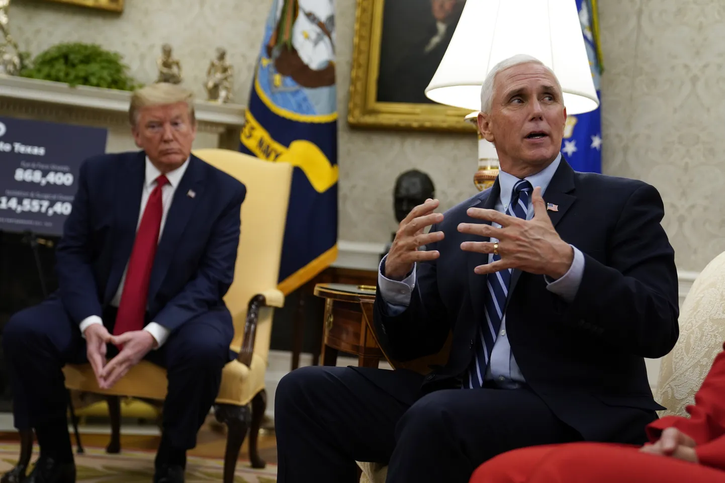 Дональд Трамп и Майк Пенс.