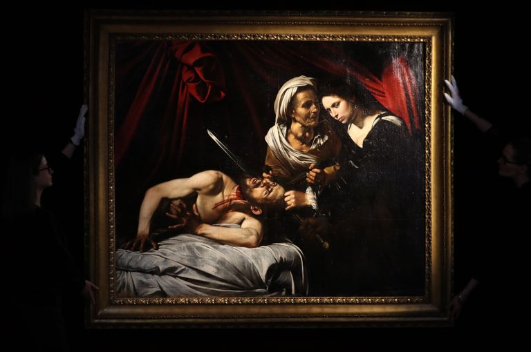 Caravaggio maal «Juudit Olovernest tapmas»