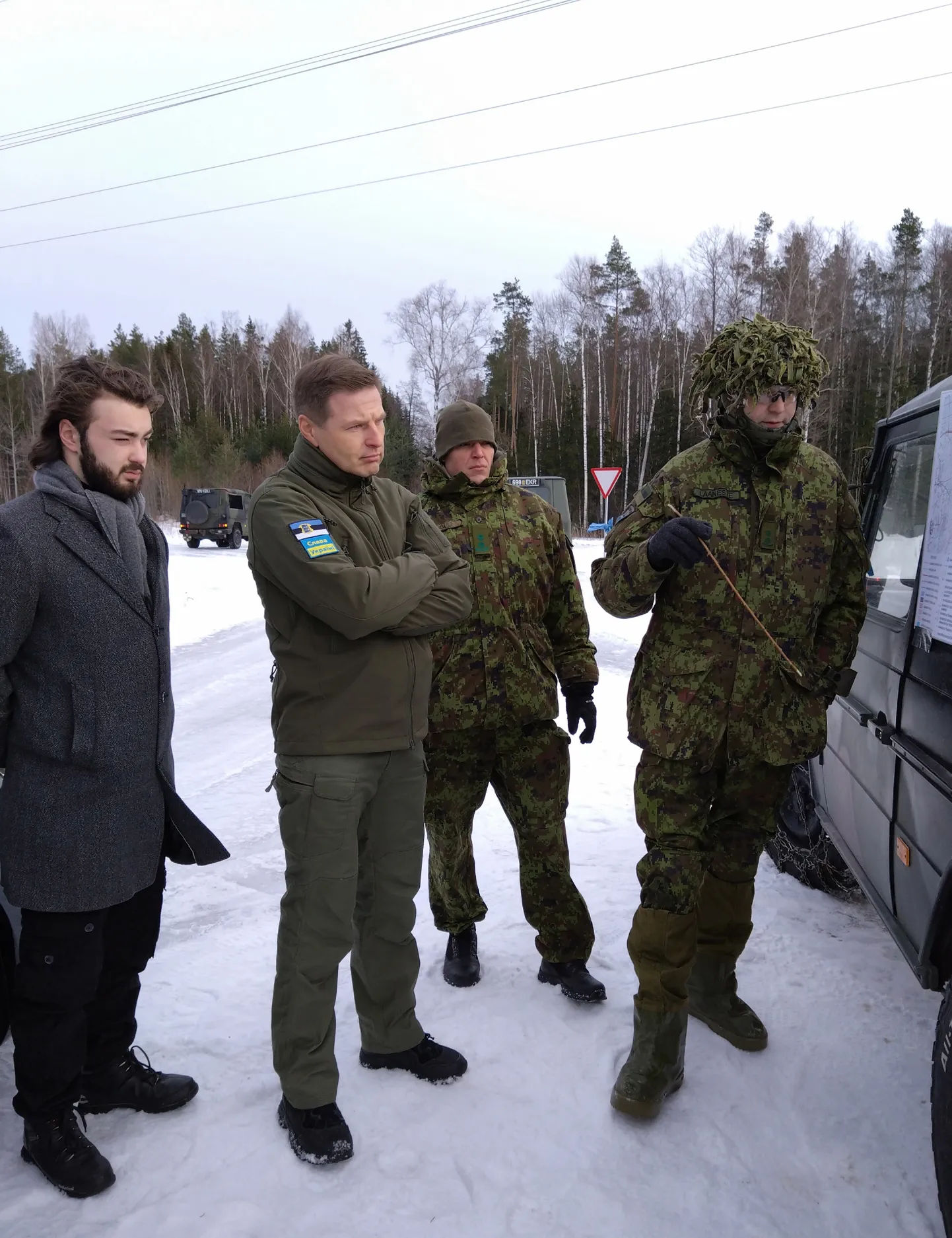 Kaitseminister Hanno Pevkur Sirgalas.