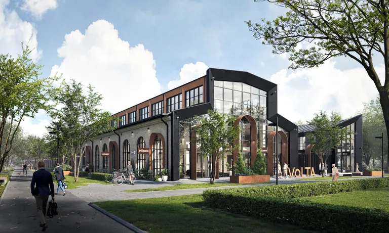 Volta Galerii Loftide rekonstrueerimine. 1912. aastast pärinev hoone läbib 2022. aastaks põhjaliku uuenduse.