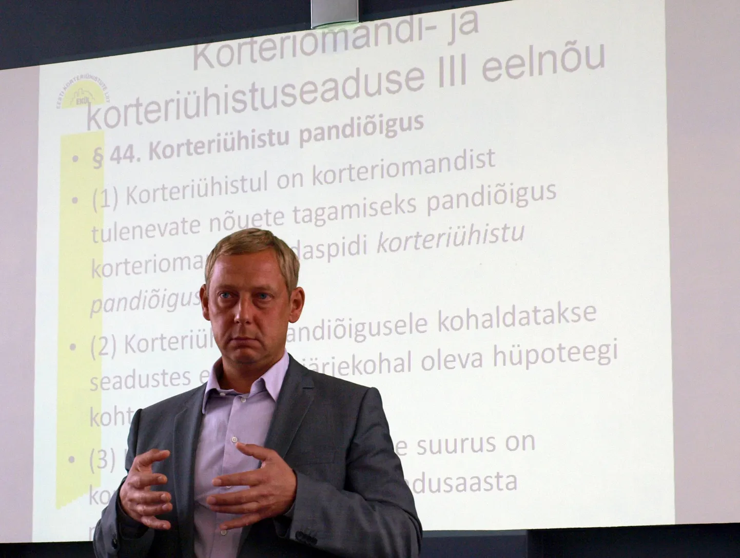 Eesti korteriühistute liidu õigusosakonna juhataja Urmas Mardi.