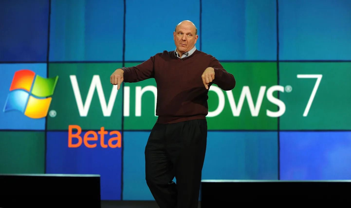 Microsofti juhatuse esimees Steve Ballmer CESil.
